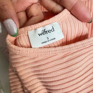 Wilfred Soft Peach Ribbed Body suit & Blouses shein 12 pieces